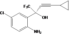 (S)-1-(2-Amino-5-chlorophenyl)-1-(trifluoromethyl)-3-cyclopropyl-2-propyn-1-ol  (E6)
